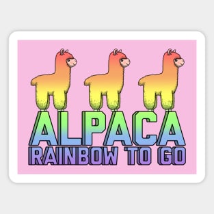 Alpaca Rainbow Magnet